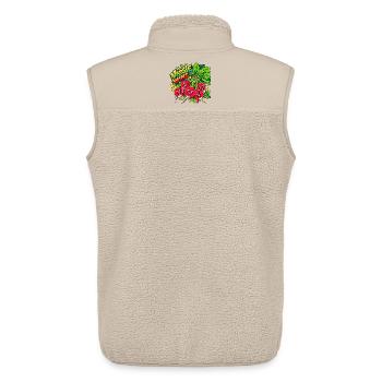 Veggie Wins Radieschen - Unisex Sherpaweste von Stanley/Stella - Beige - Hinten - AI Model Male 178 light (178cm)
