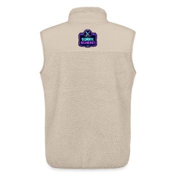 Sorry Schere Retro Arcade Game Over Pixel Shirt - Unisex Sherpaweste von Stanley/Stella - Beige - Hinten - AI Model Male 178 light (178cm)