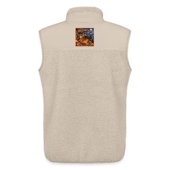 Trick oder Trail – Halloween Outdoor - Unisex Sherpaweste von Stanley/Stella - Beige - Hinten - AI Model Male 178 light (178cm)