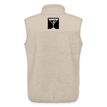 Cocktail - Unisex Sherpaweste von Stanley/Stella - Beige - Hinten - AI Model Male 178 light (178cm)