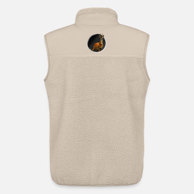 Reh - Unisex Sherpaweste von Stanley/Stella - Beige