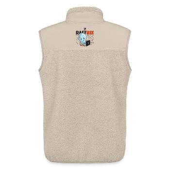 Ampoule Raffnix - Veste sans manches sherpa unisexe Stanley/Stella - beige - Dos - AI Model Male 178 light (178cm)