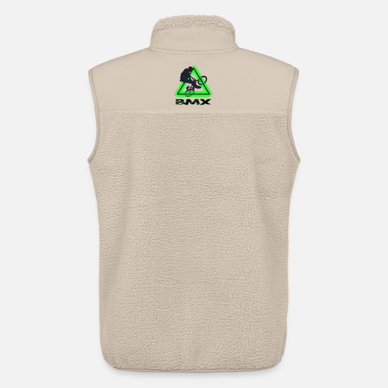 Vélo BMX - Veste sans manches sherpa unisexe Stanley/Stella - beige