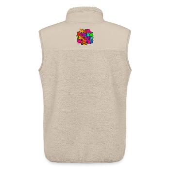 Mein Kostüm Ist In Der Wäsche Karneval Fasching - Unisex Sherpaweste von Stanley/Stella - Beige - Hinten - AI Model Male 178 light (178cm)