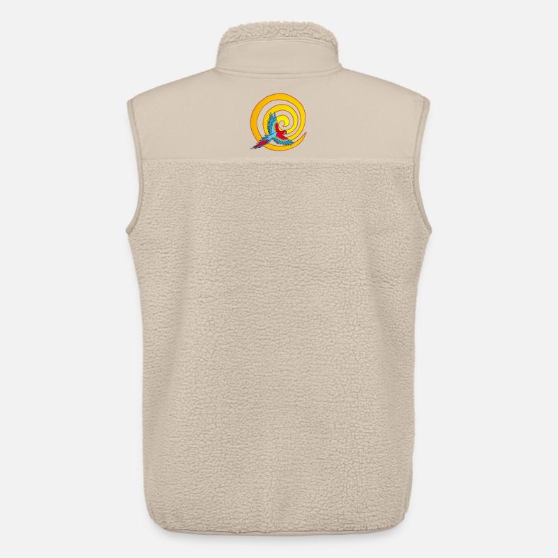 Die Sonne und der Vogel - Unisex Sherpaweste von Stanley/Stella - Beige