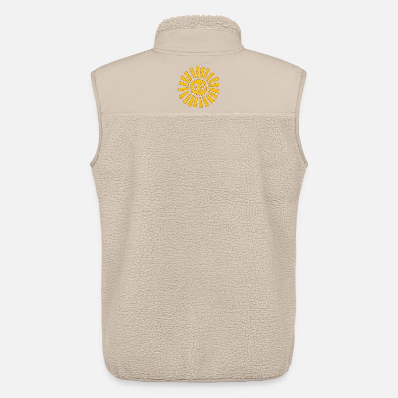 Sunny Skull - Unisex Sherpaweste von Stanley/Stella - Beige
