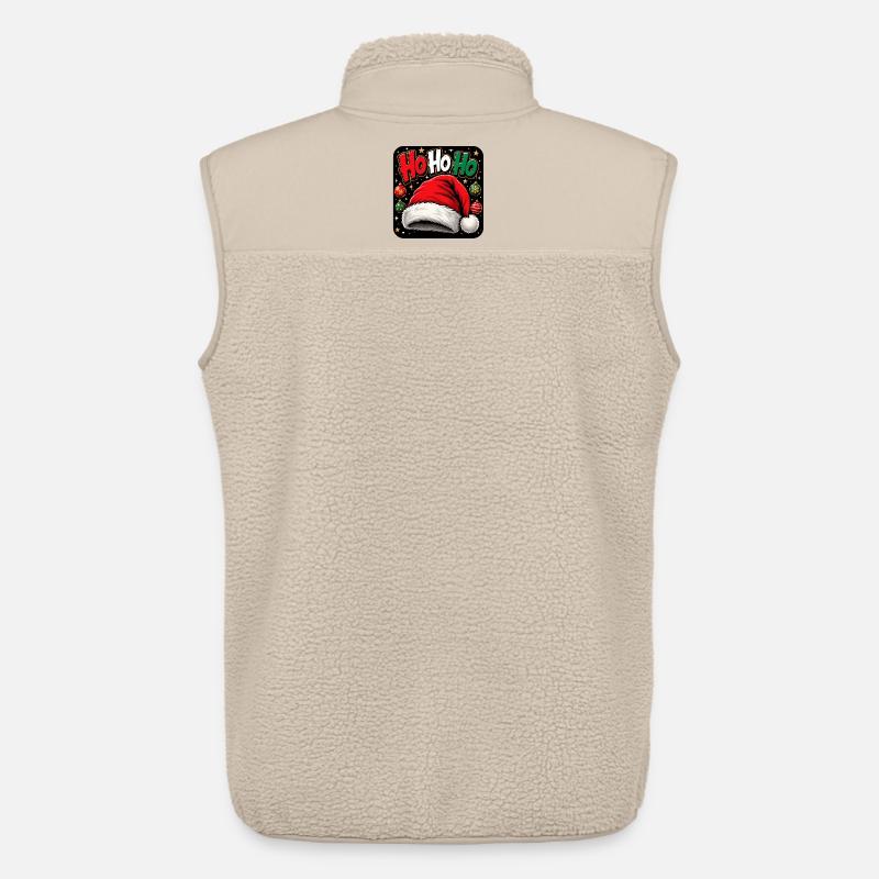 HoHoHo Santa Style - Unisex Sherpaweste von Stanley/Stella - Beige