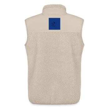 der rex rex rex SSS+ - Unisex Sherpaweste von Stanley/Stella - Beige - Hinten - AI Model Male 178 light (178cm)