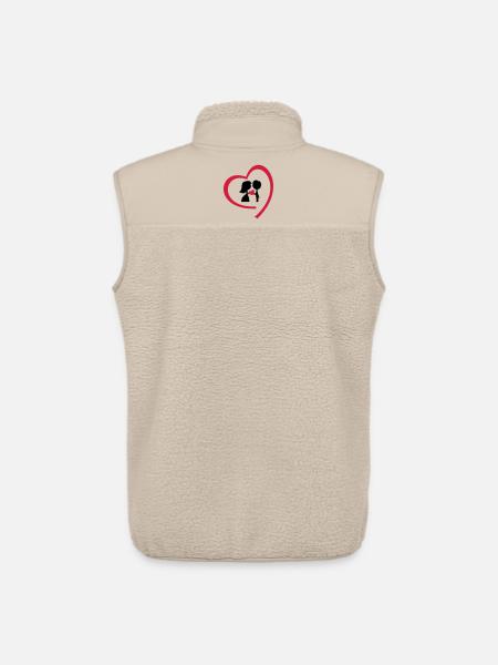 wedding day - Unisex Sherpa Gilet by Stanley/Stella - beige