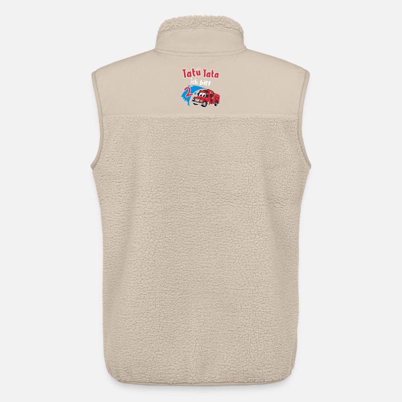 Tatü Tata Ich Bin 2 - Unisex Sherpaweste von Stanley/Stella - Beige