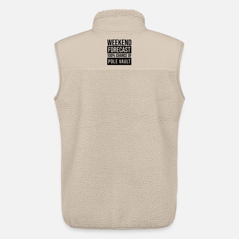 Stabhochsprung - Unisex Sherpaweste von Stanley/Stella - Beige