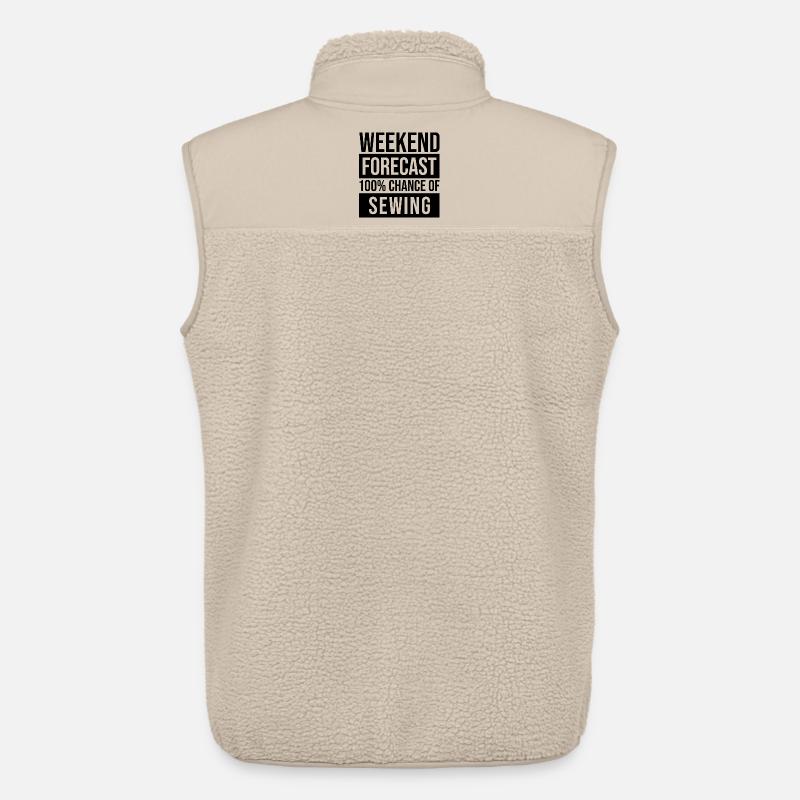 Näharbeit - Unisex Sherpaweste von Stanley/Stella - Beige