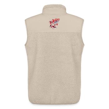 Fisch - Unisex Sherpaweste von Stanley/Stella - Beige - Hinten - AI Model Male 178 light (178cm)
