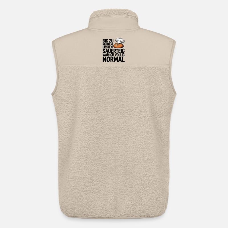 Normal bis der Sauerteig kam - Unisex Sherpaweste von Stanley/Stella - Beige