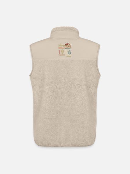 Bursdag i 1986 - Retro gave - Unisex sherpavest Stanley/Stella - beige