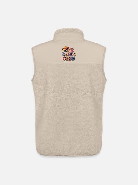 Line Dance Crew - Unisex Sherpaweste von Stanley/Stella - Beige