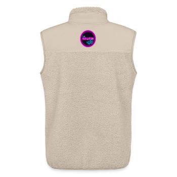 The simulation isn‘t fun anymore. - Unisex Sherpaweste von Stanley/Stella - Beige - Hinten - AI Model Male 178 light (178cm)
