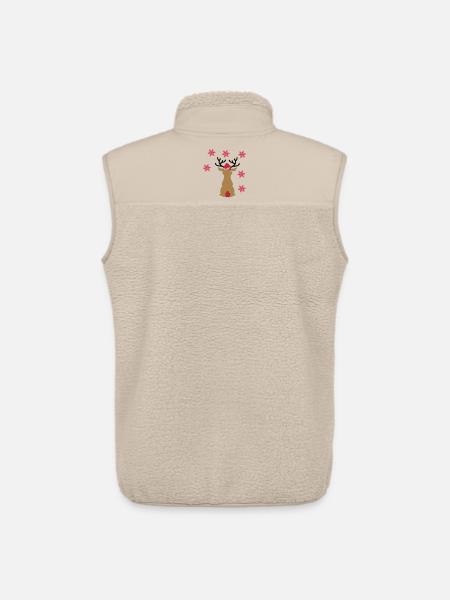élan - Veste sans manches sherpa unisexe Stanley/Stella - beige