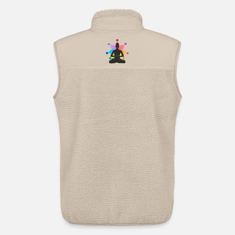 7 Chakren - Unisex Sherpaweste von Stanley/Stella - Beige
