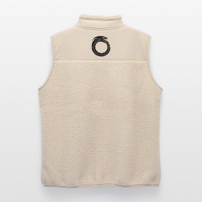 Dragon noir dévoreur Veste sans manches sherpa unisexe Stanley/Stella