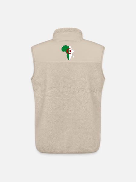 Algerien_Flagge_Afrika - Unisex Sherpa Gilet by Stanley/Stella - beige