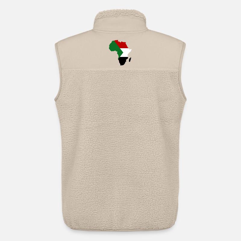 Sudan_Flagge_Afrika - Unisex Sherpaweste von Stanley/Stella - Beige
