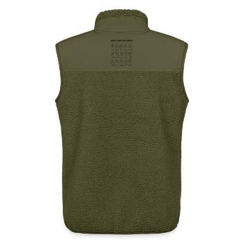 The 'Math Function Dance' (Nerd-Shirt) - Unisex Sherpaweste von Stanley/Stella - Khaki - Hinten - AI Model Male 178 light (178cm)