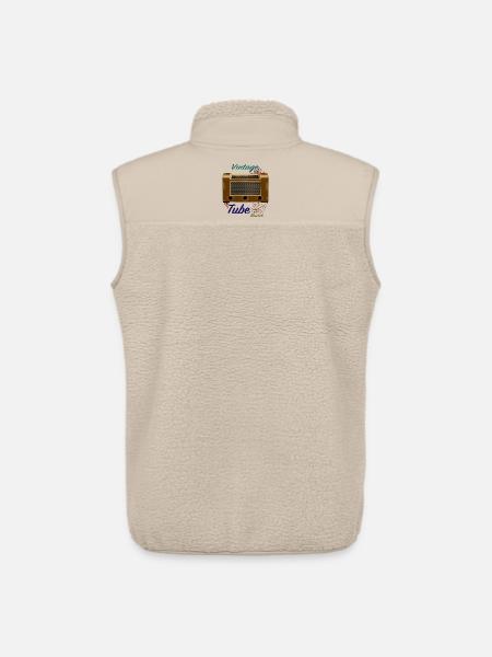 used Vintage Tube Radio - Unisex Sherpa Gilet by Stanley/Stella - beige