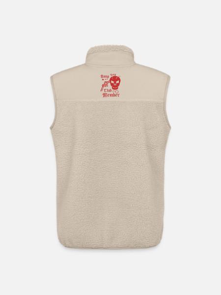 Bang Bang Club Member - Unisex Sherpa Gilet by Stanley/Stella - beige