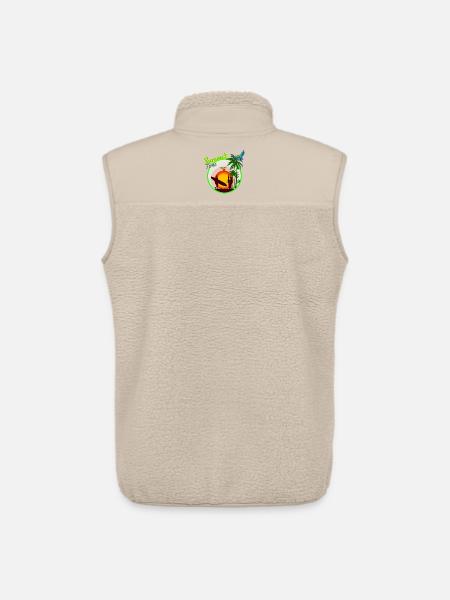 summer time - Unisex Sherpa Gilet by Stanley/Stella - beige