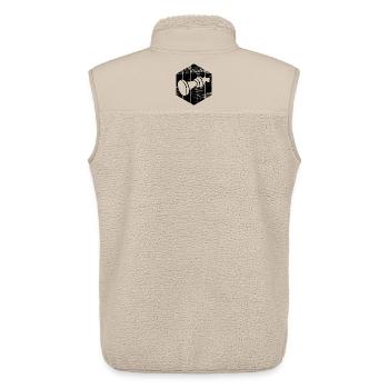 Schachfigur - Unisex Sherpaweste von Stanley/Stella - Beige - Hinten - AI Model Male 178 light (178cm)