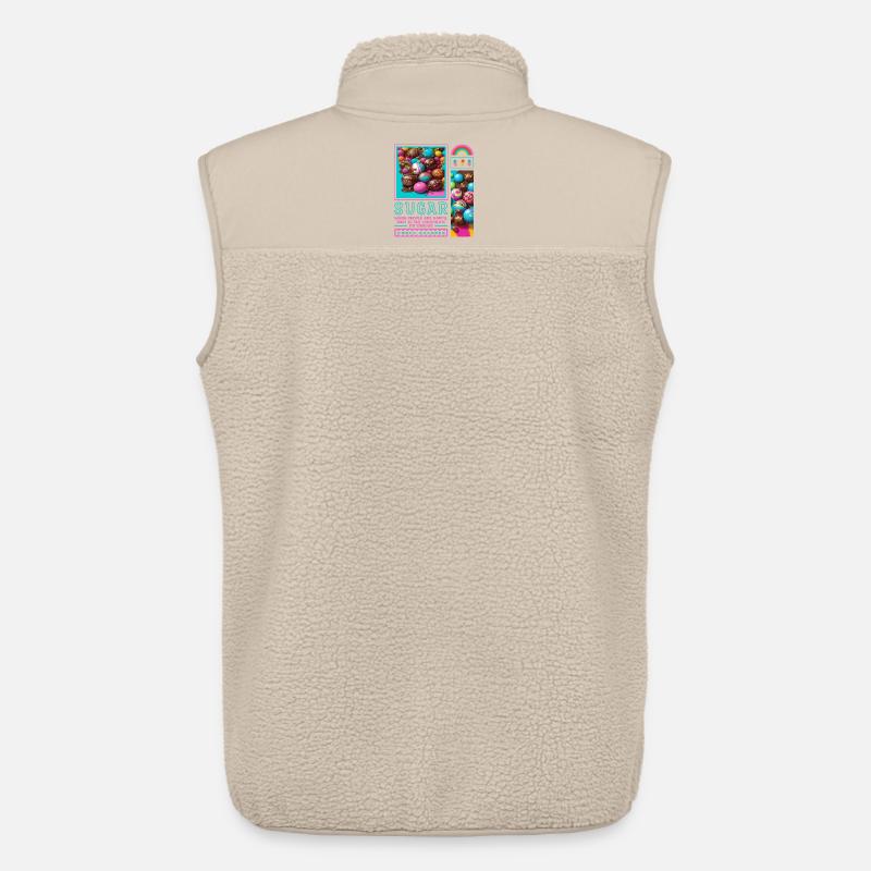 Zucker Mensch - Unisex Sherpaweste von Stanley/Stella - Beige