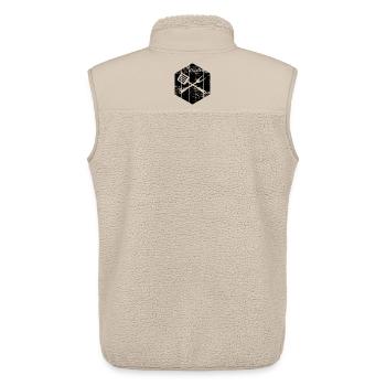 Cooking - Unisex Sherpa Gilet by Stanley/Stella - beige - Back - AI Model Male 178 light (178cm)
