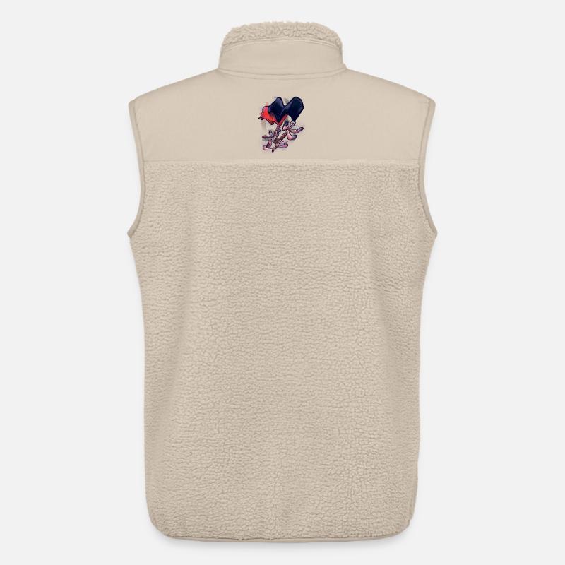 AntiFa - Unisex Sherpaweste von Stanley/Stella - Beige