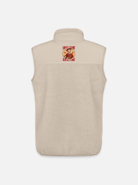 Renaissance Parenting Irony - Unisex Sherpa Gilet by Stanley/Stella - beige