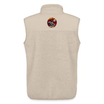 Samouraï Enfants - Veste sans manches sherpa unisexe Stanley/Stella - beige - Dos - AI Model Male 178 light (178cm)
