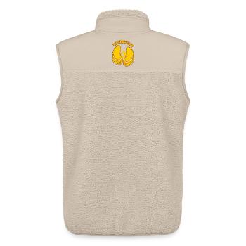 Wu tongs clan - Unisex Sherpa Gilet by Stanley/Stella - beige - Back - AI Model Male 178 light (178cm)
