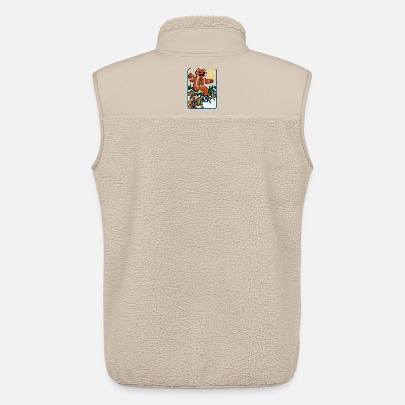 Angriff des Lebkuchens - Unisex Sherpaweste von Stanley/Stella - Beige