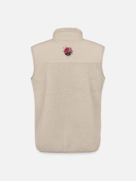 BMX jump through a chain - Unisex Sherpa Gilet by Stanley/Stella - beige