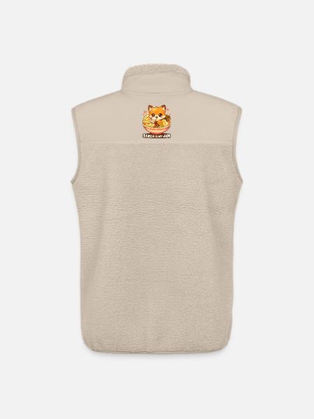 Kawaii Ramen Katze - Unisex Sherpaweste von Stanley/Stella - Beige