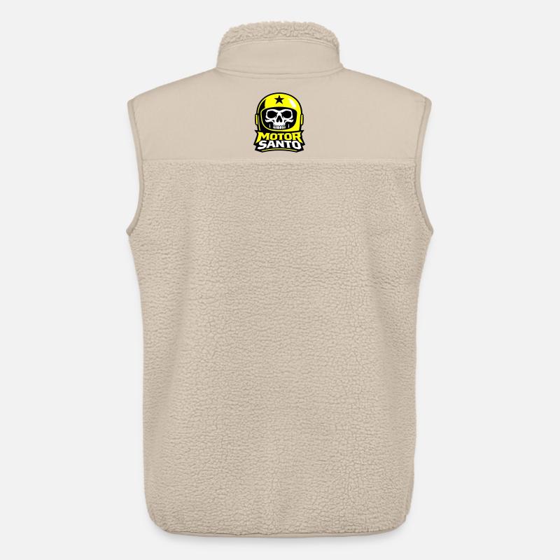 Motor Santo Schädel Logo - Unisex Sherpaweste von Stanley/Stella - Beige
