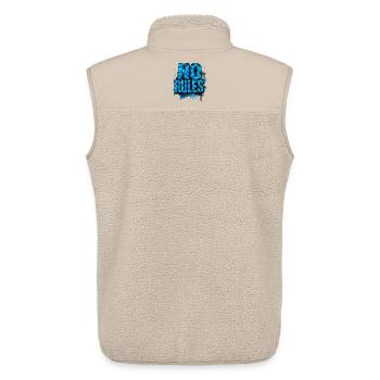 No Rules Urban Graffiti Street Design - Unisex Sherpaweste von Stanley/Stella - Beige - Hinten - AI Model Male 178 light (178cm)