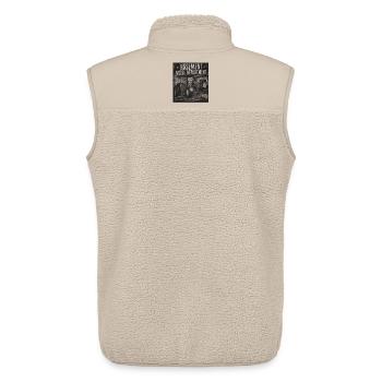 Département de bruit de sous-sol Punk Ferret Motiv LoFi - Veste sans manches sherpa unisexe Stanley/Stella - beige - Dos - AI Model Male 178 light (178cm)