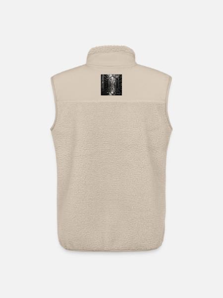 Biblioteca Heron Mistero Crimine Animale Vintage - Gilet sherpa unisex di Stanley/Stella - beige