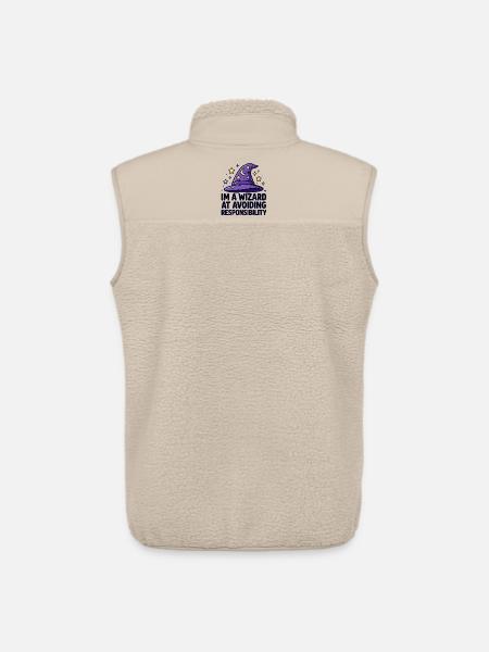 Wizard Avoiding Responsibility - Unisex Sherpaweste von Stanley/Stella - Beige