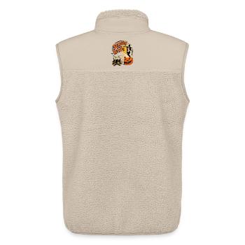 Witch Harvest Night - Unisex Sherpa Gilet by Stanley/Stella - beige - Back - AI Model Male 178 light (178cm)