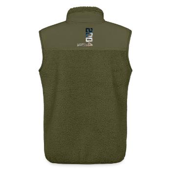 22. GEBURTSTAG LIMITED EDITION 2004 - Unisex Sherpaweste von Stanley/Stella - Khaki - Hinten - AI Model Male 178 light (178cm)