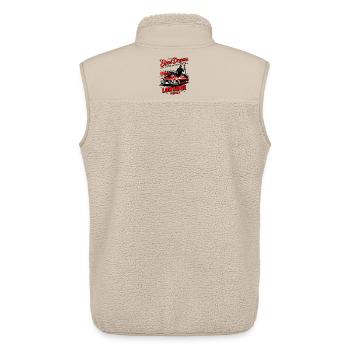 Lowrider Auto - Unisex Sherpa Gilet by Stanley/Stella - beige - Back - AI Model Male 178 light (178cm)