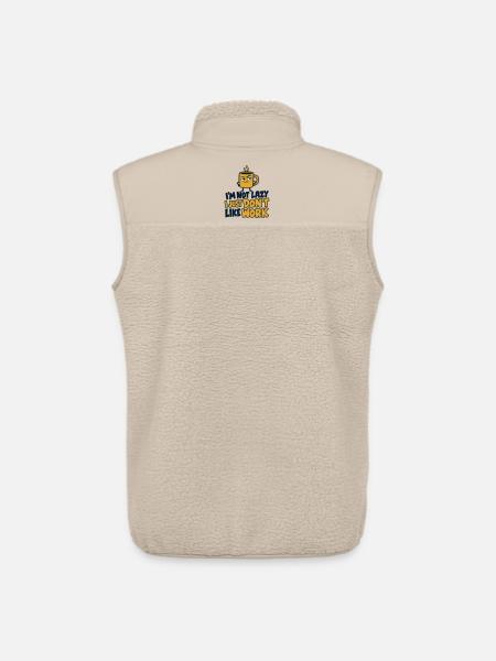 Grummeliger Kaffee-Arbeitshumor - Unisex Sherpaweste von Stanley/Stella - Beige