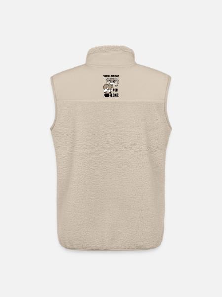 Mufflon Wildschaf - Unisex Sherpaweste von Stanley/Stella - Beige